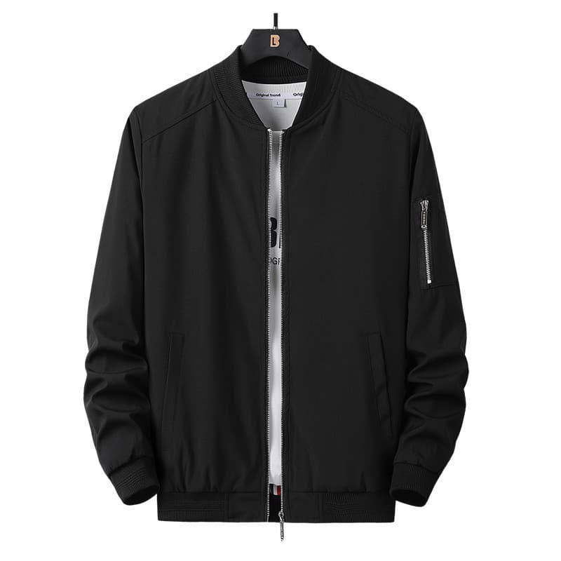 Jaqueta Casual Leve Masculina Outono 2026, Jaqueta de Beisebol, Casaco Masculino, Jaqueta Masculina de Comércio Exterior