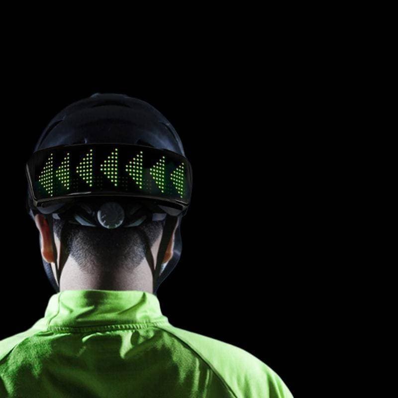 Chuaniaji Luz De Advertência Para Capacete De Motocicleta , Display Led Equitação Noturna , Traseira , Acessórios Moto D