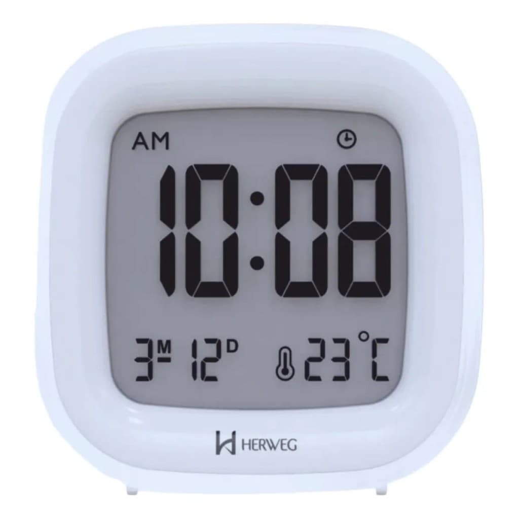 Despertador Digital Herweg Termômetro Usb Led Soneca 2995 21