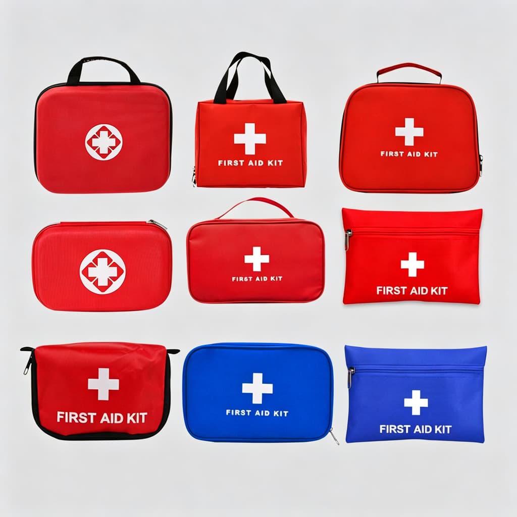 Kit de primeiros socorros para carro, kit de emergência para carro, auto-condução, viagem ao ar livre, bolsa de armazena