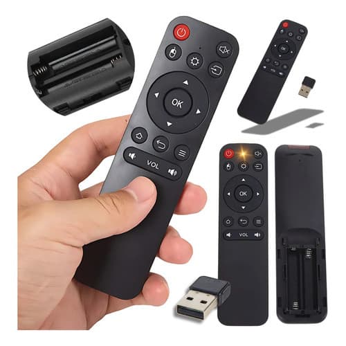 Controle Usb Compatível Tv Box Smart Tv Sem Fio Mouse