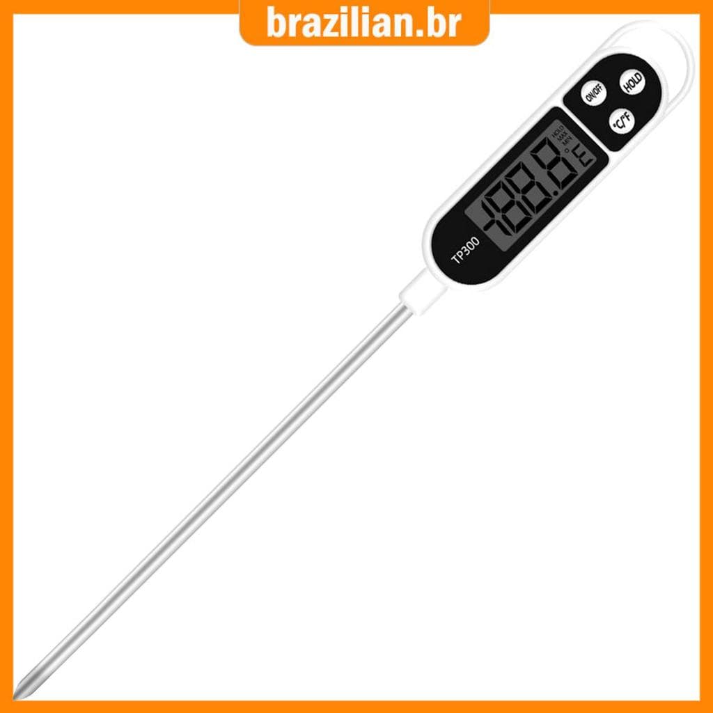 Termômetro Digital De Precisão Para Alimentos , Com Display LCD , De Cozinha Profissional , Sonda De Carne Portátil SHOP