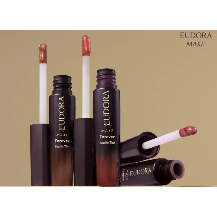 Batom líquido matte tint Eudora Make Forever