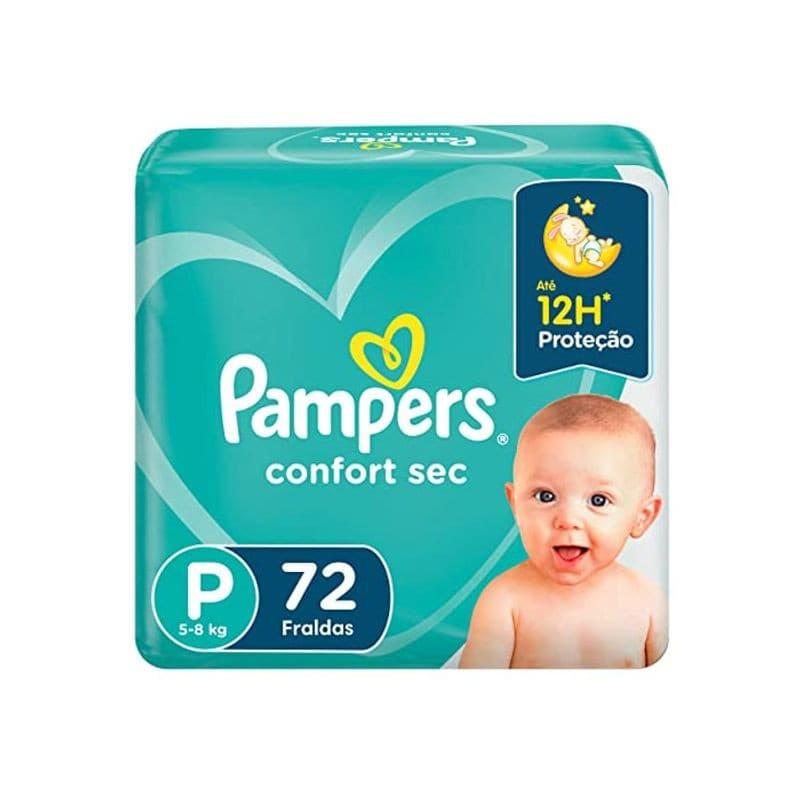 Fralda Pampers Confort Sec Super P Com 72 Unidades