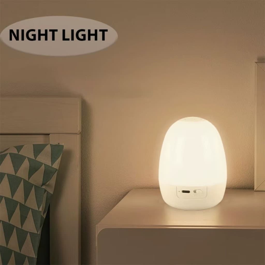 luminaria de mesa LED Com 3 Modos USB recarregável Com Ganchocom luz noturna Decoração Do Quarto