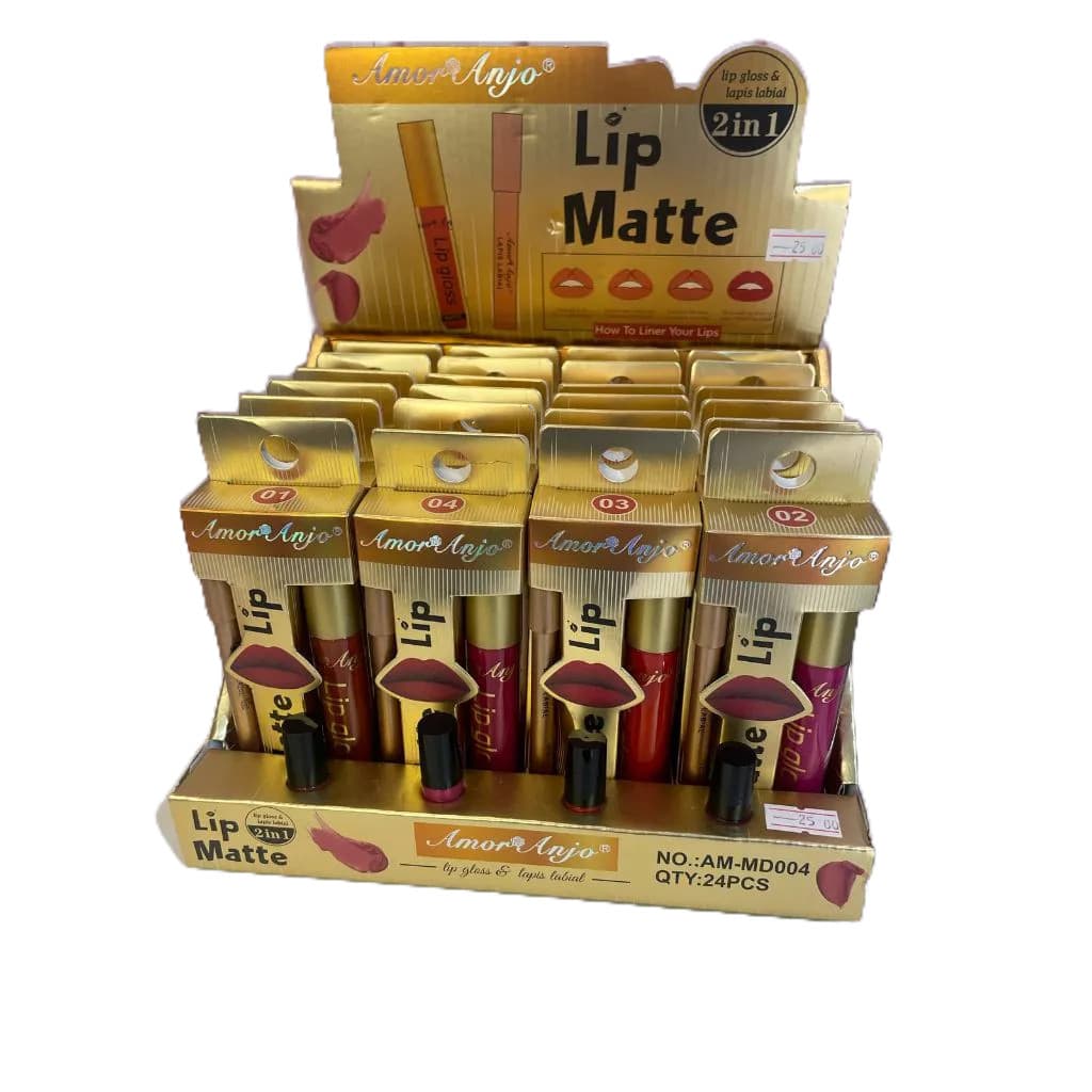 Batom Liquido Matte Lip 2 em 1 Amor e Anjo
