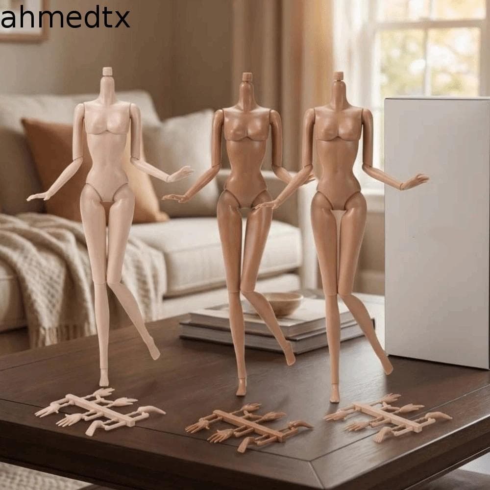 Bonecas BJD Nuas Articuladas AHMEDTXB , Boneca Super Modelo Removível De Substituição , Corpo De Figura De Ação Multifun