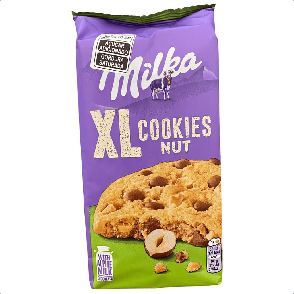 Cookie Milka XL Nuts 184g Chocolate Importado