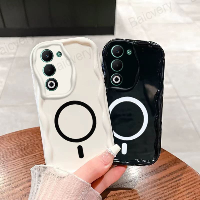 Para OPPO A5 2025 5G 4G/K13X 5G CPH2735/A5i PRO Capa Protetora Anti-Queda Com Adesivo De Anel De Ferro Autoadesivo