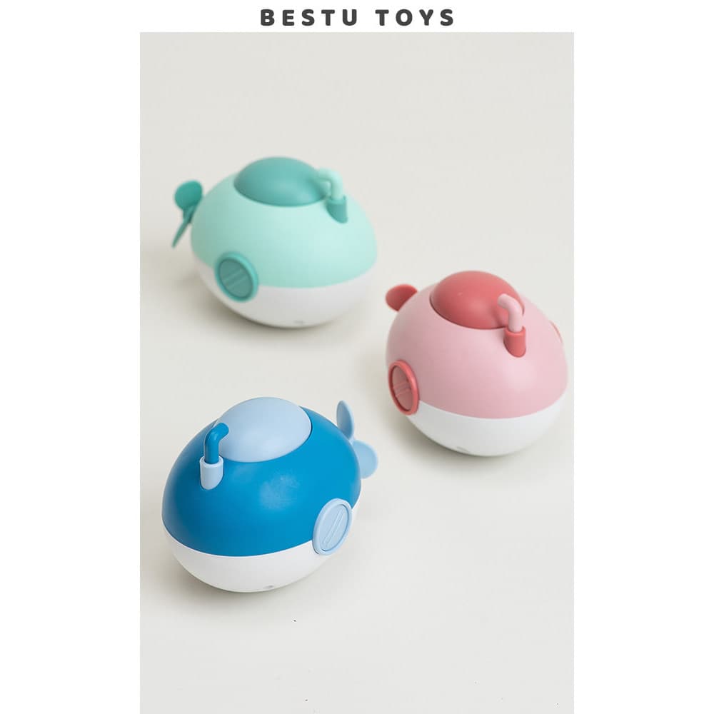Bebê dos desenhos animados do bebê dos desenhos animados submarino foguete crianças bebê banheiro banho água bonito reló