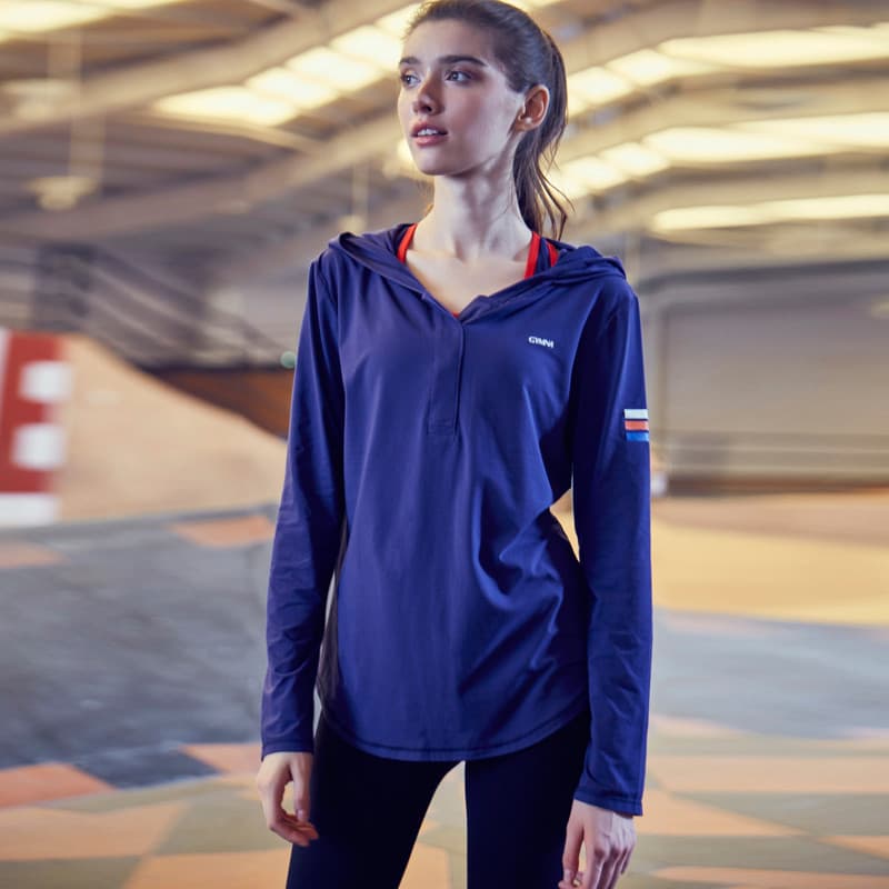 Xiaoxijia esportes camisa de fundo superior blusa Casual feminina correndo roupas de secagem rápida roupas de Fitness Yo