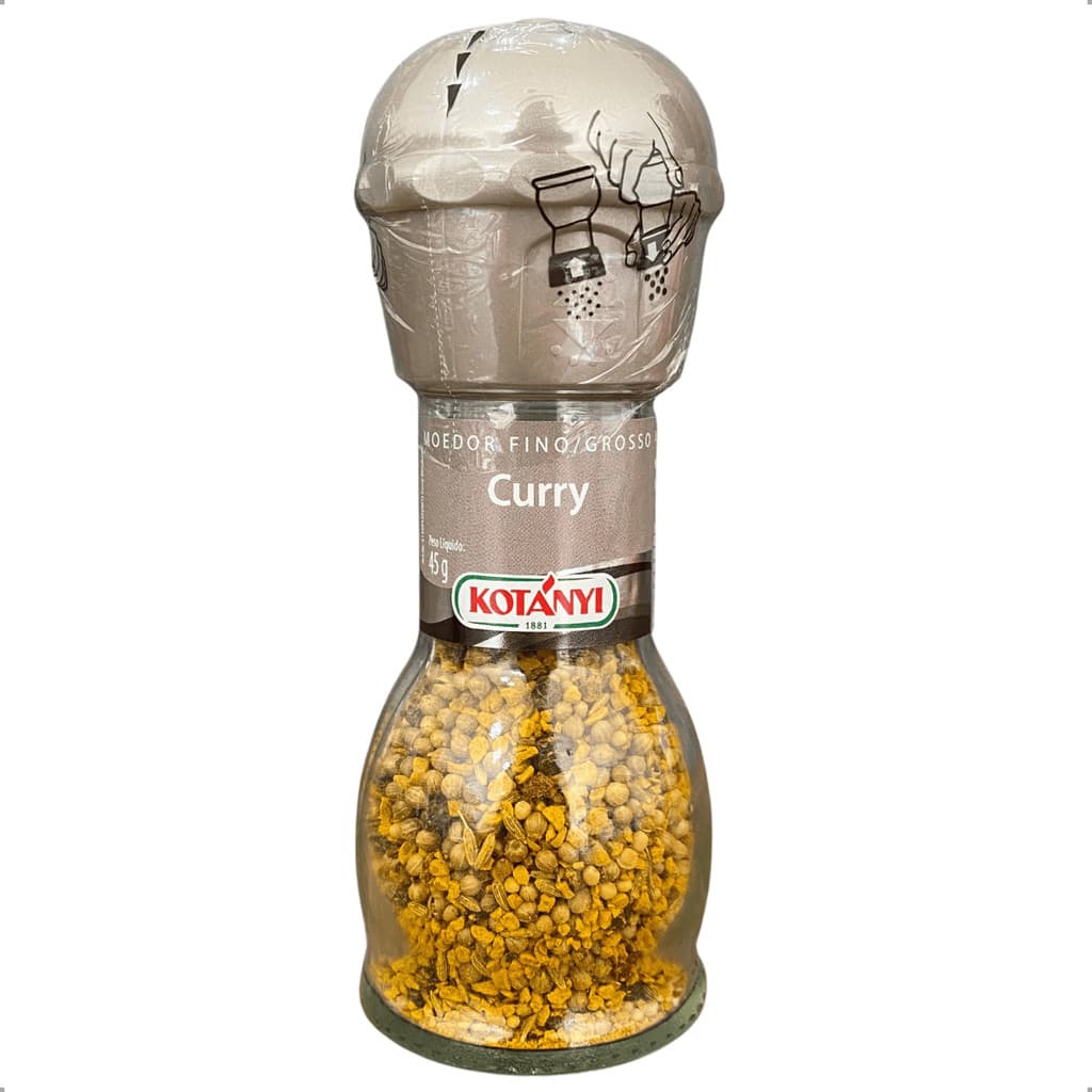 Kotanyi Curry 45g com Moedor Tempero Importado