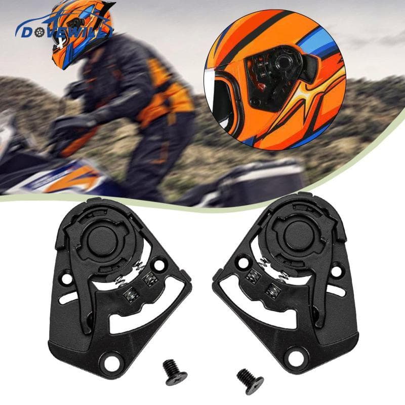 [Dovewill] 2 Peças Base De Capacete Acessórios De Moto De Reparo De Componentes De Equipamento De Alto Desempenho Para R