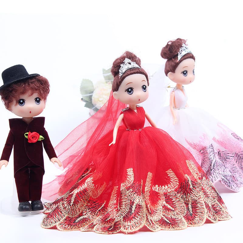 Boneca articulada Hengchao Mihulu Barbie de 18cm, aprovada por influenciadores, para montagem em carro, decoração de car