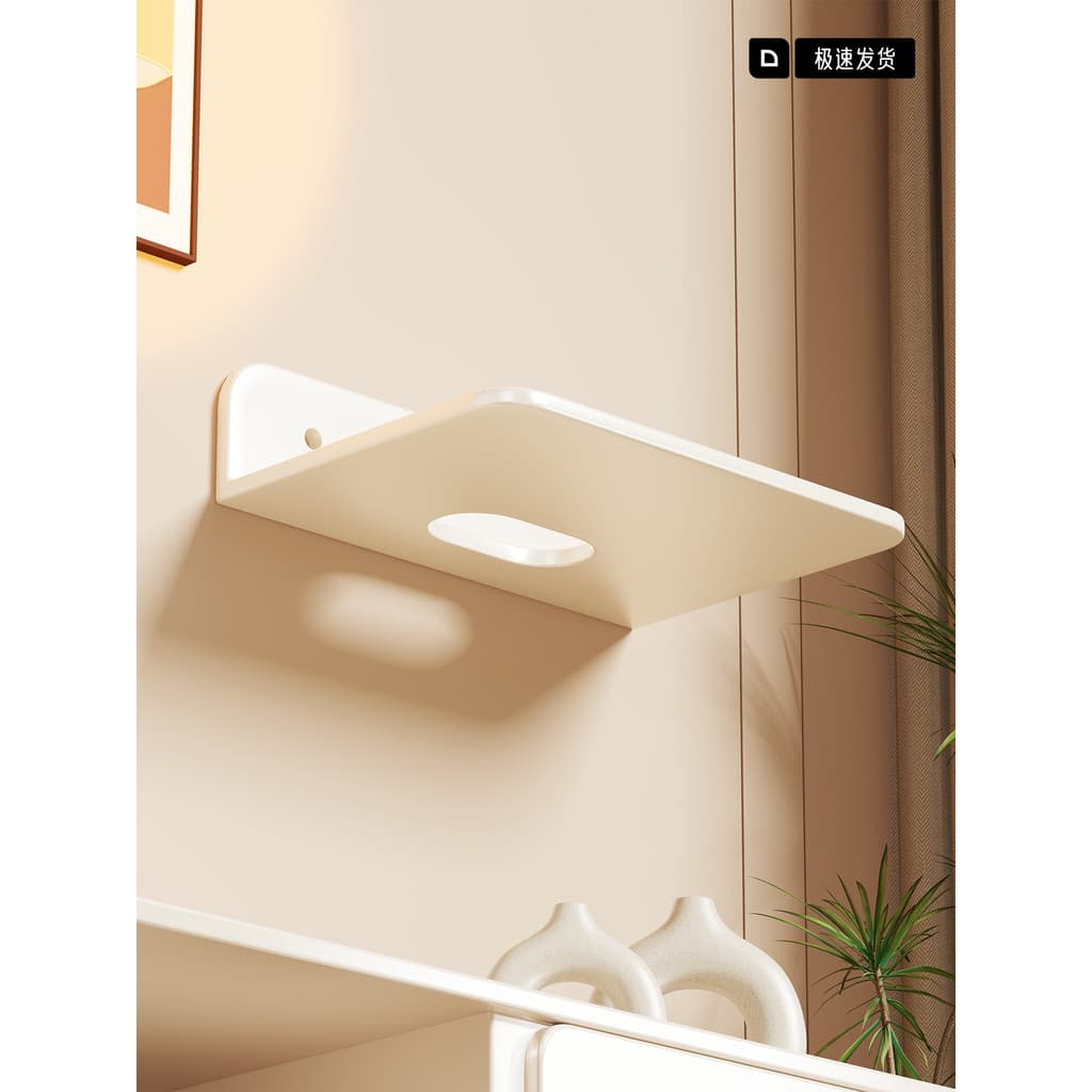 Prateleira de câmera sem perfuração, conjunto de roteador de parede, suporte de caixa superior, suporte de Monitor inter