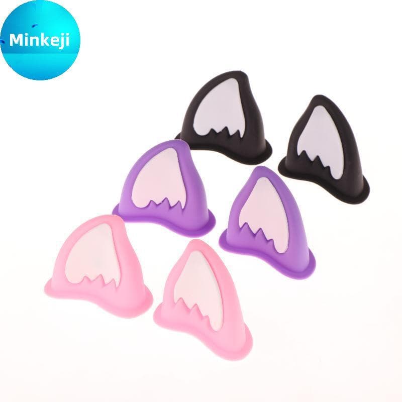 Milleji Capacete Da Motocicleta Decorações De Orelha De Gato Acessório Para Scooter Bicicleta Adesivo Moto Skate Ciclism