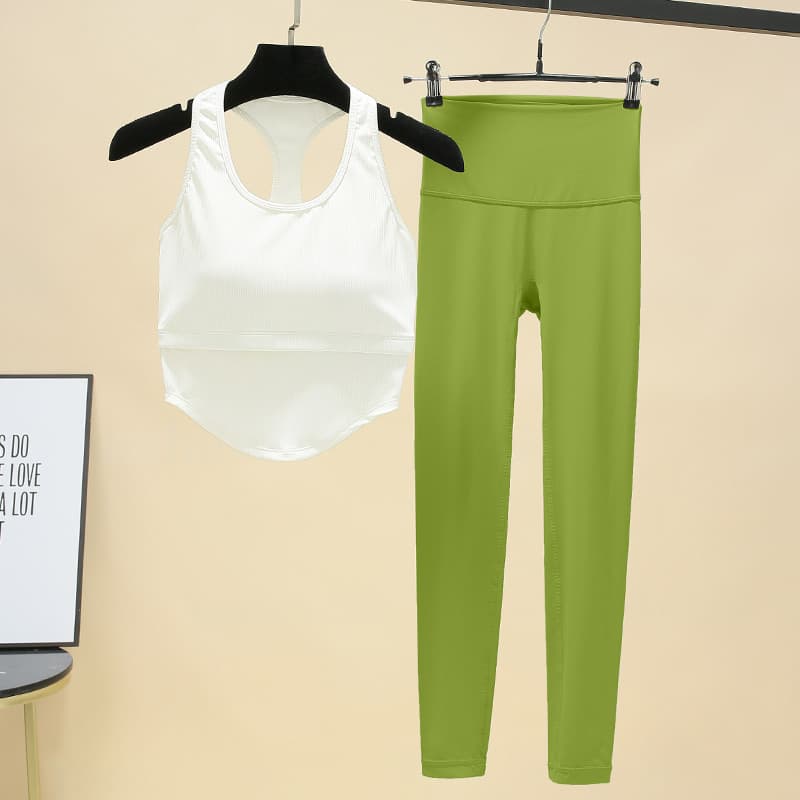 Roupas de yoga verão roupas de Fitness femininas yoga colete topos ternos de verão roupas de treinamento de Pilates corr