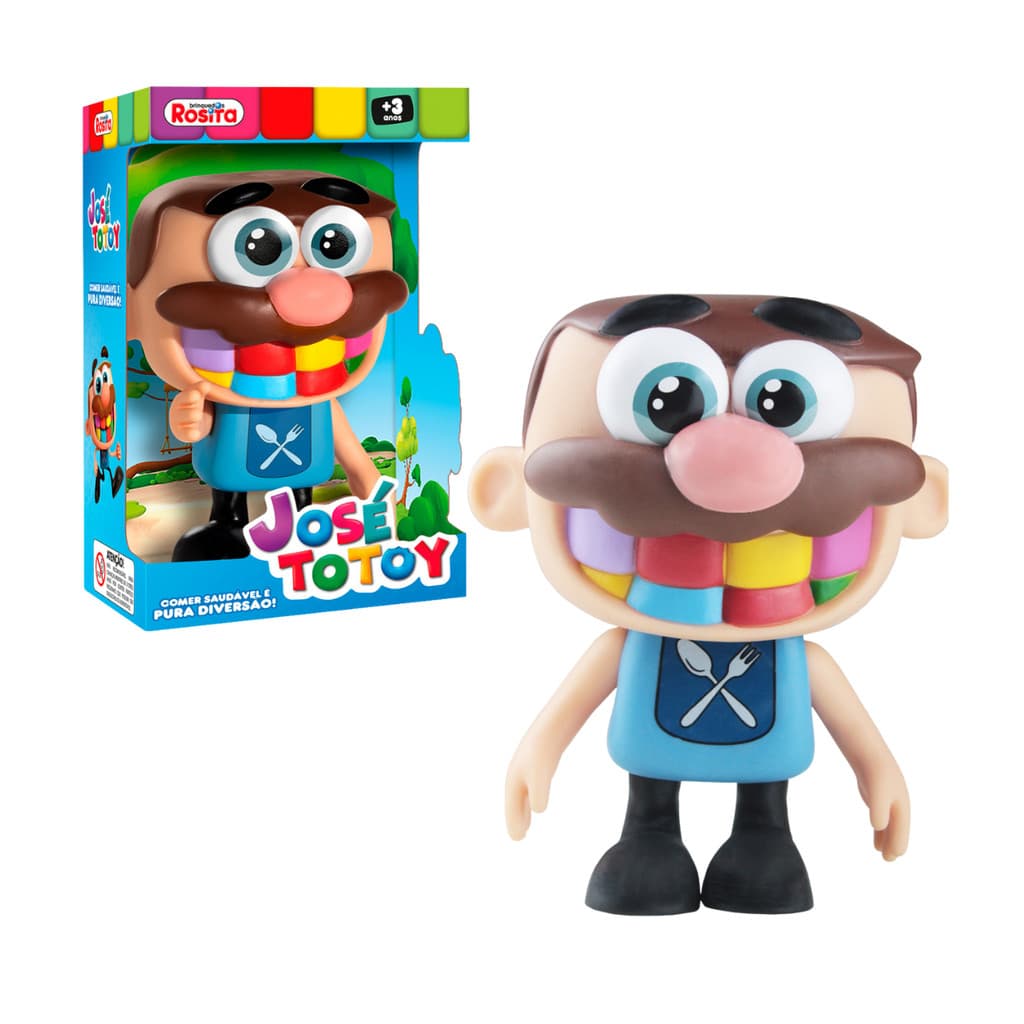 Boneco José Comilão Totoy 19cm Rosita Vinil Articulado