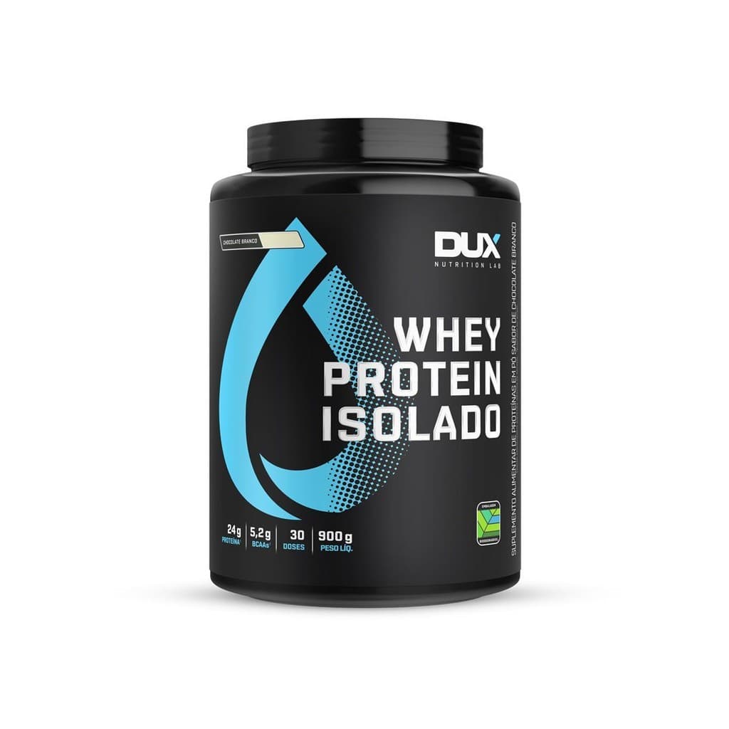 Whey Protein Isolado - 900g Chocolate Branco - Dux Nutrition