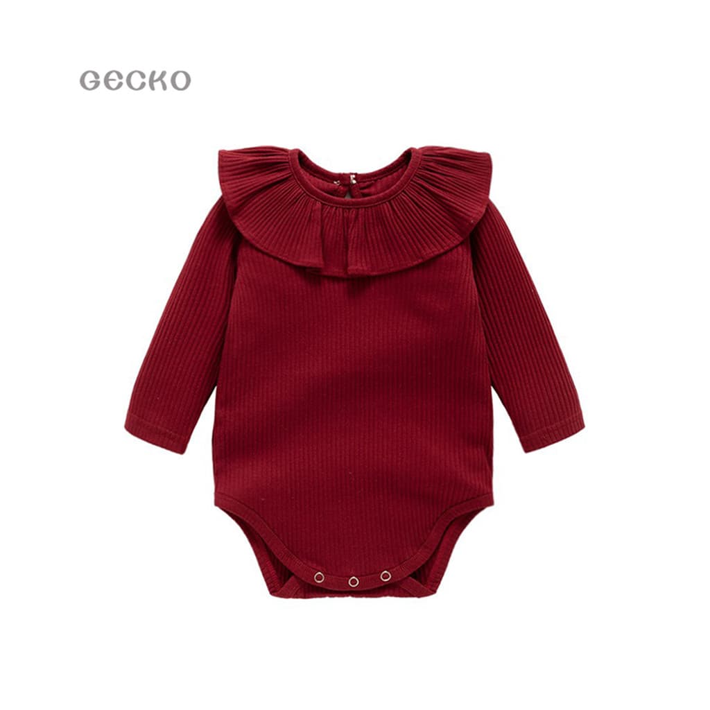 Cerejas vermelho roupas de bebê menina de um ano de idade manga comprida triângulo macacão bebê menina cem dias banquete