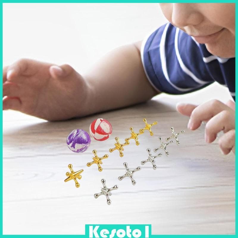 [Brkesoto1] Jogo De Jacks Com Bola , Jogos De Tabuleiro Divertidos Para Crianças Em Família , Meias Noturnas , Enchiment
