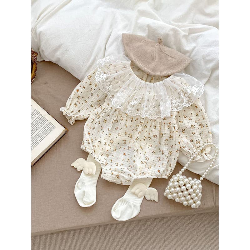 2026 roupas de bebê princesa bebê menina macacão roupas de outono sete oito meses macacão primavera outono macacão Outin