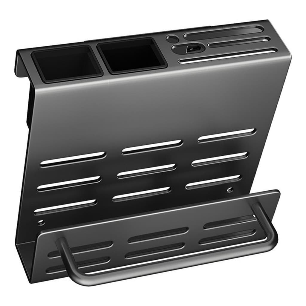 Suporte de faca de parede rack organizador de cozinha Prateleira multifuncional com suporte de tábua de corte | Alumínio
