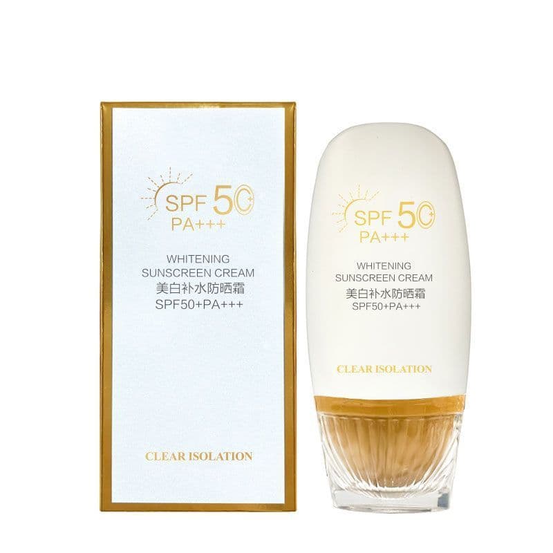[Su Yan + Isolamento + Protetor solar 3 em 1] Protetor solar clareador Universal Four Seasons Protetor solar hidratante 