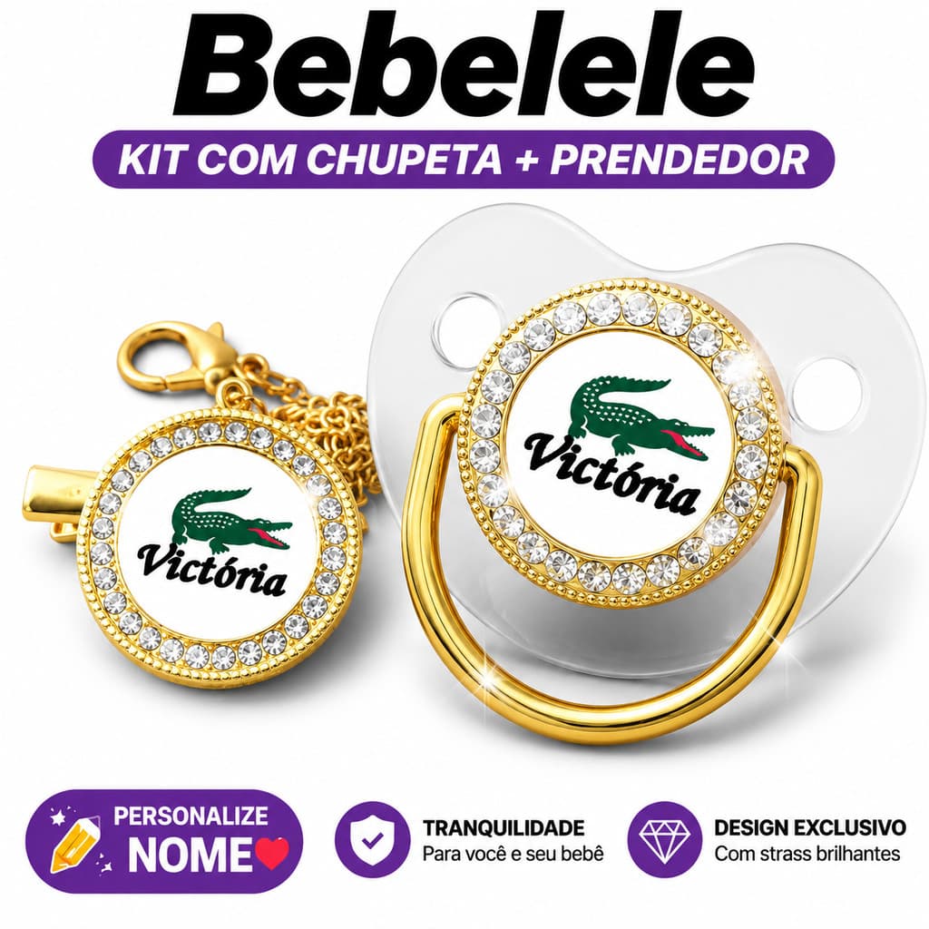 Chupeta preta para bebês meninos, inclui clipe para chupeta, nome personalizado e foto.