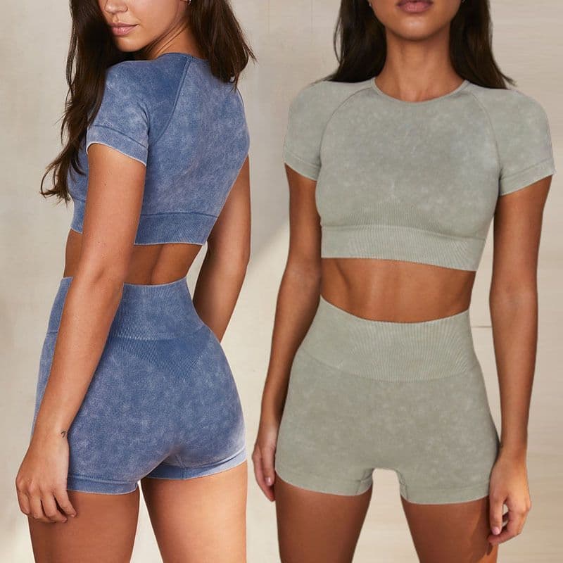 Roupas de Yoga femininas 2025 novo estilo esportes topos correndo treinamento roupas de Fitness de secagem rápida respir