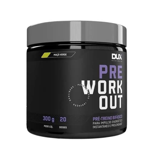 Pré Treino Pre Workout Maçã Verde 300g Dux Nutrition