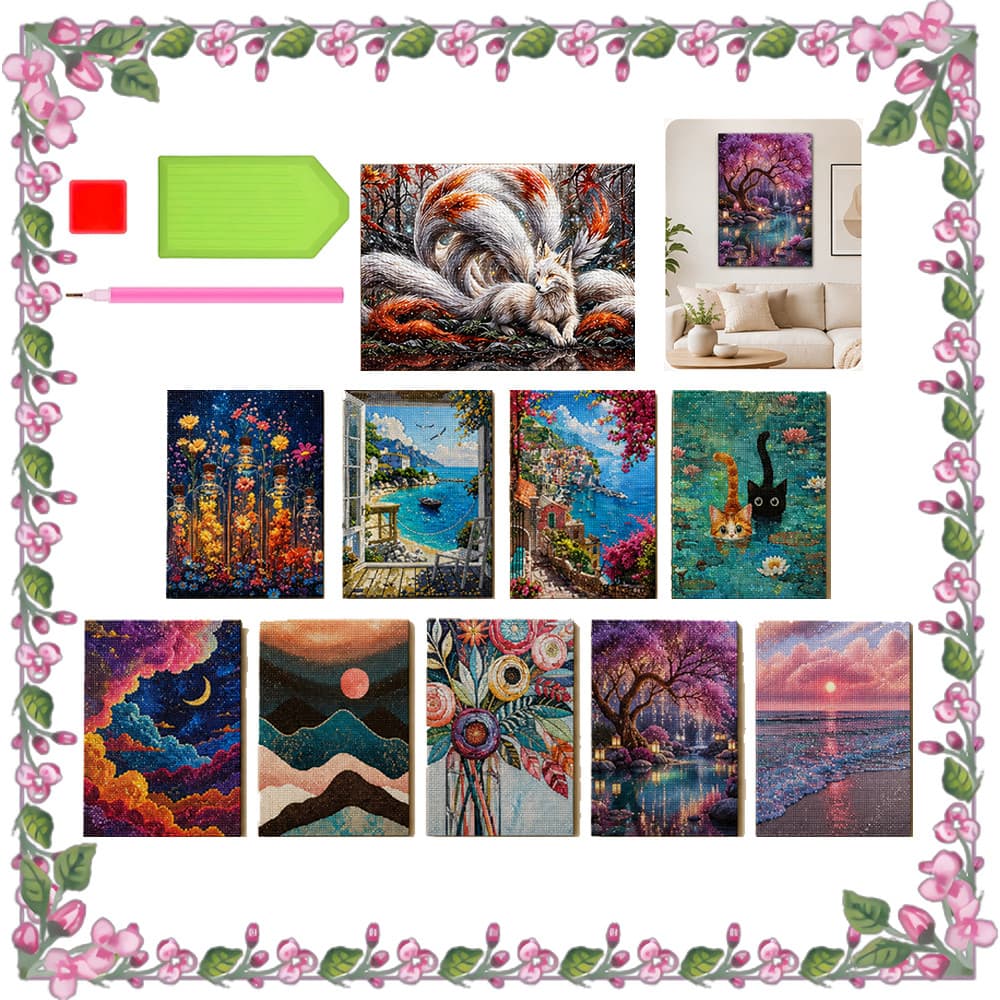 30 x 40 cm, Pintura com diamantes quadrados 5D, Conjunto de arte com diamantes, artesanato, Arte com diamantes 5D DIY