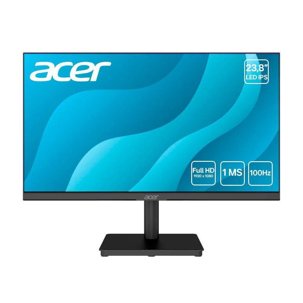 Monitor Gamer Acer 23,8" Full HD LED IPS 100Hz 1ms MK241Y Bivolt