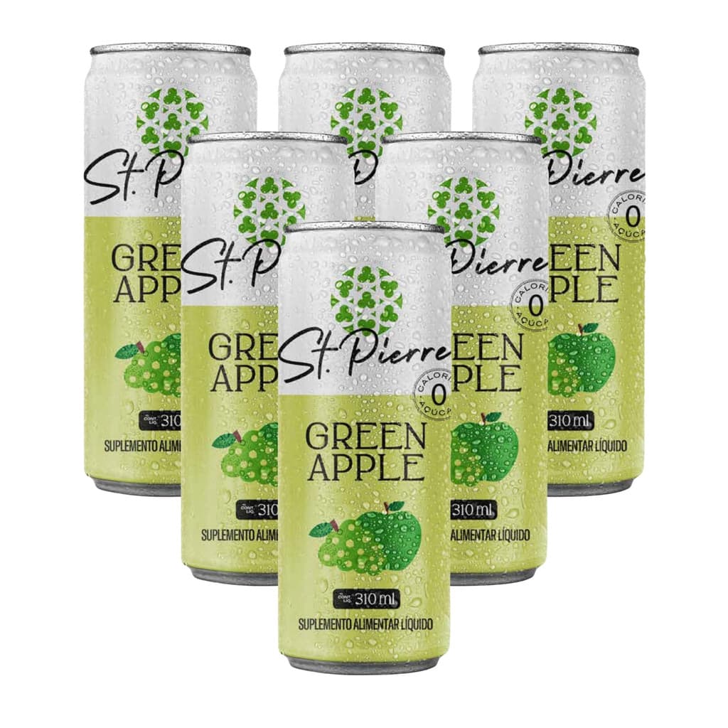 St. Pierre - 6x310ml - Green Apple Zero Açucar	