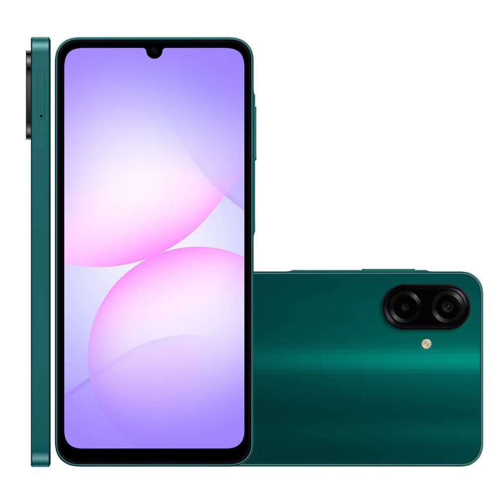 Smartphone A07 256 GB Câmera 50 MP + 2 MP 4G Verde A075M Samsung