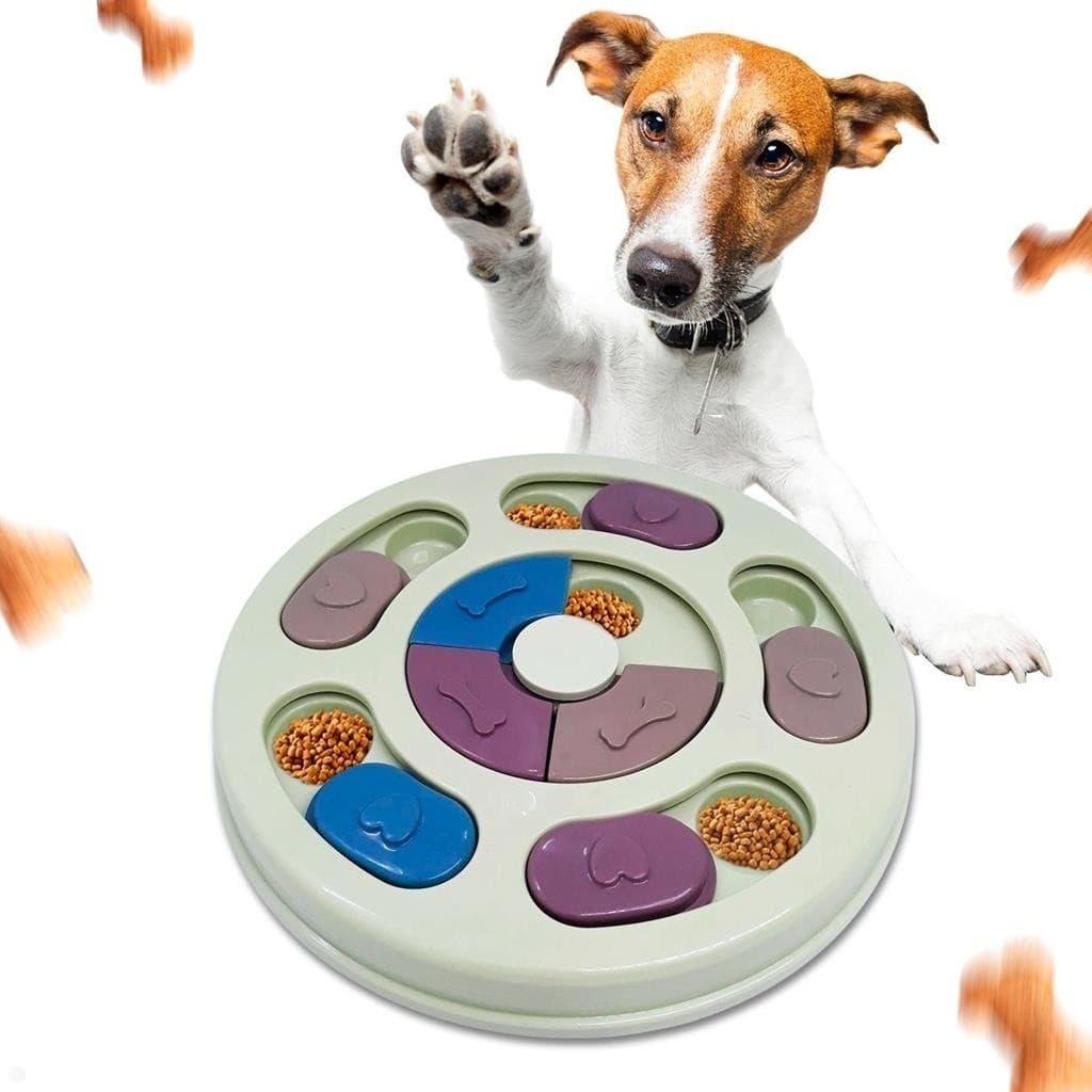 Brinquedo Interativo para cães e gatos - Brinquedo esconde ração quebra cabeças para cachorro e gato