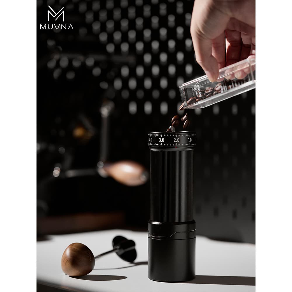 MUVNA MUVNA GM2 Ajuste externo Moedor de café com manivela manual Moedor de feijão expresso CNC7 Núcleo de moagem estrel