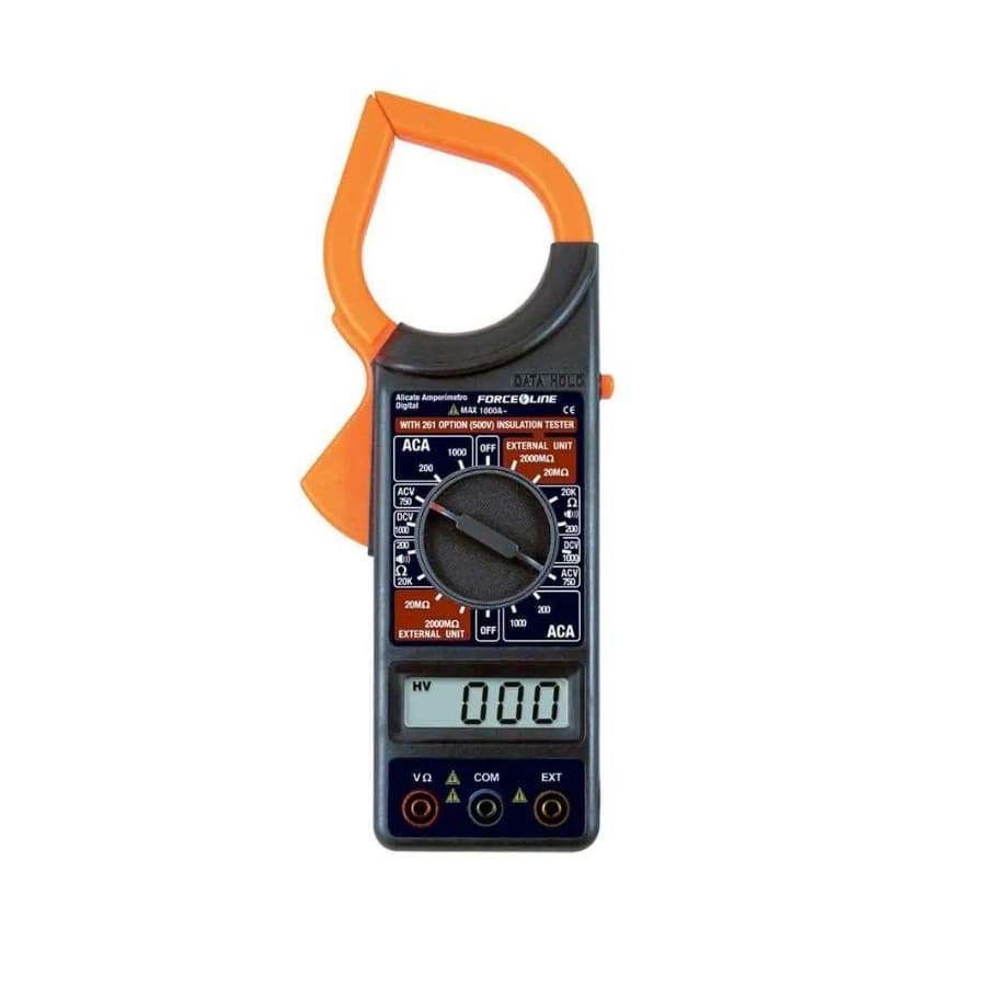 Alicate Amperimetro Digital 1000v Voltimetro Eletricista Display Digital Com Estojo Protetor Multimetro Lotus