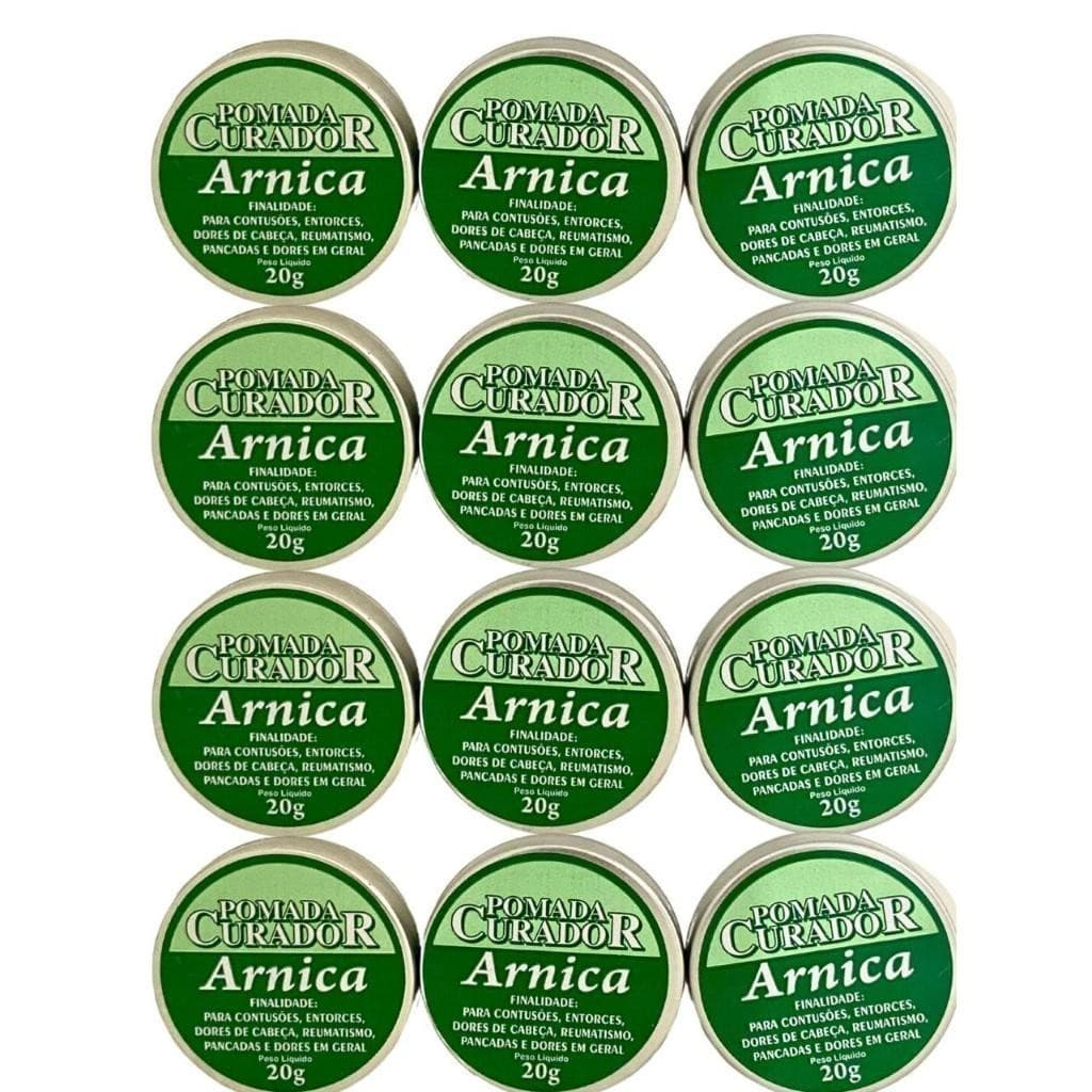 Kit 12 Unidades Pomada de Arnica 20g | Uso Tópico | Pronta Entrega
