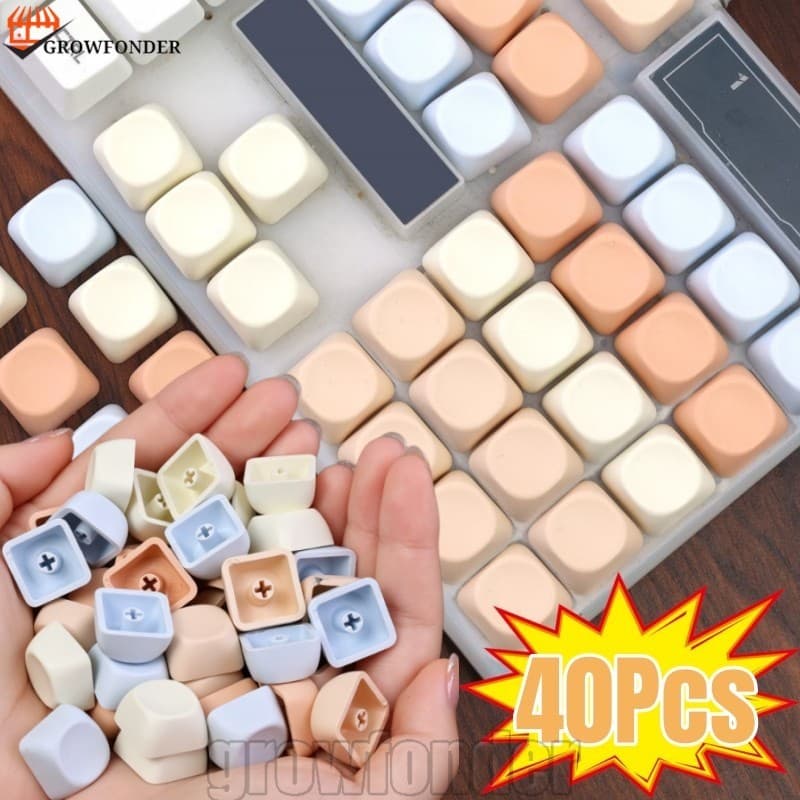 [Fasty] 40-10 Unidades De Teclas Em Branco PBT-Tampa De Chave De Suplemento DIY-Teclado De Perfil MOA Teclados Mecânicos