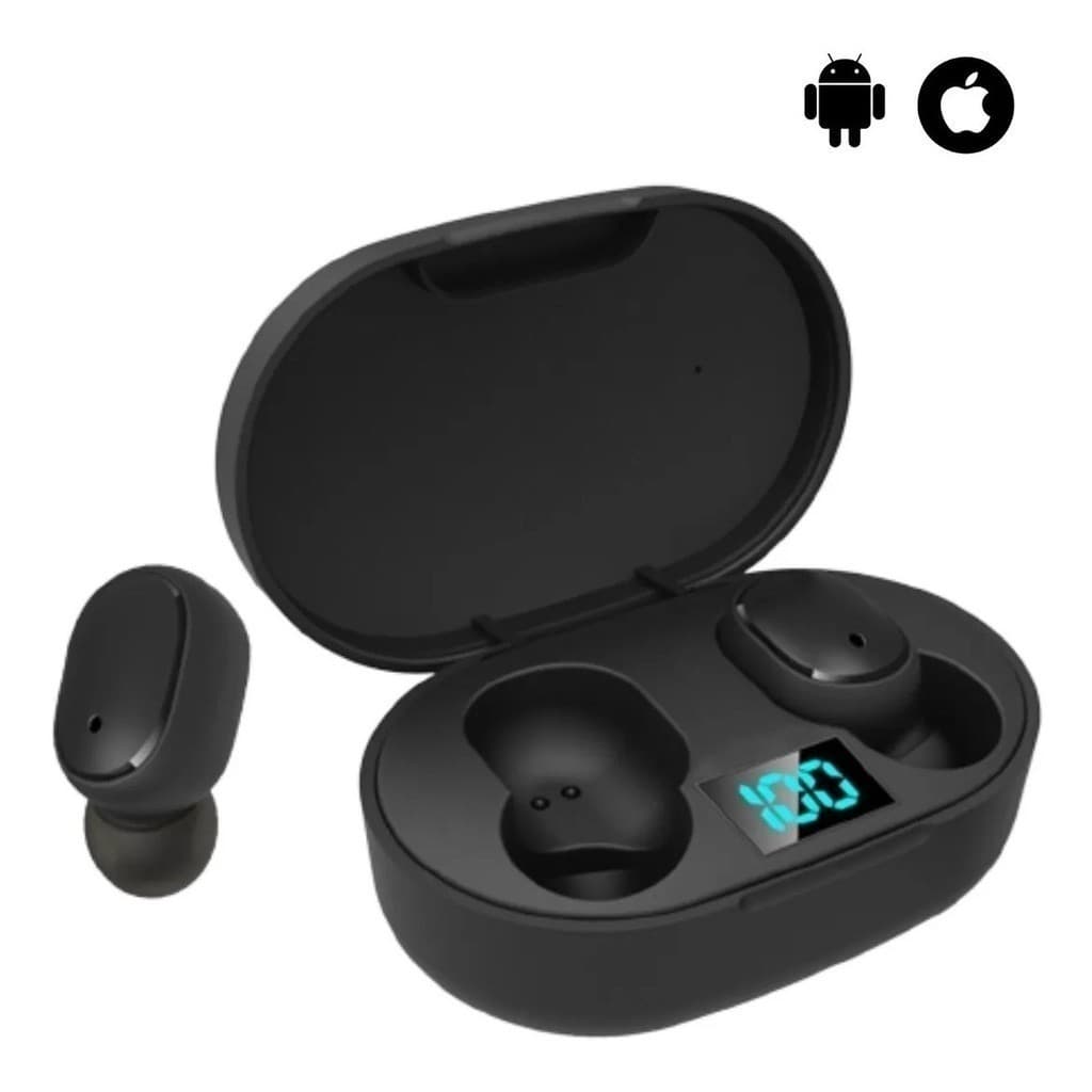 E6s Bluetooth 5.0 Tws Com Tela LED Digital