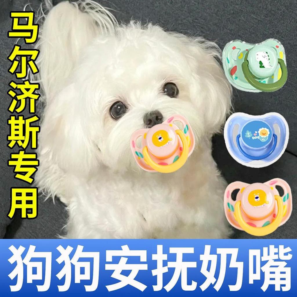 Chupeta dedicada para cachorro maltês, brinquedo Molar para cachorro, ferramenta útil e reconfortante, corpo pequeno, ne