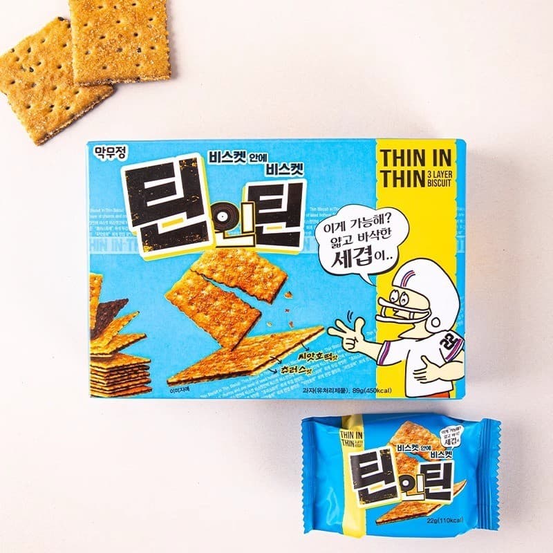 Biscoitos crocantes de alecrim LIKESKY importados da Coreia do Sul, biscoitos sanduíche originais com sabor de Chocolate