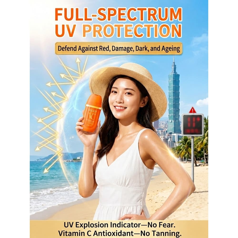 【Uso Diário】SL-Vitamina C Protetor Solar Creme Facial/Protetor Solar/Vitamina C