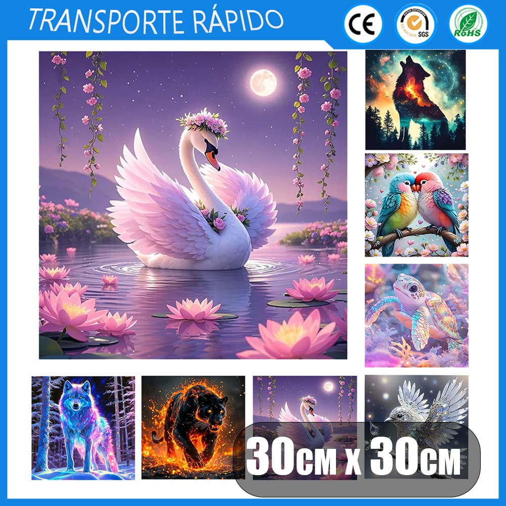 Art Kits de pintura de diamante de 5D para adultos,kits de arte de pedras faça você mesmo,pintura de pontos de, 30x30cm