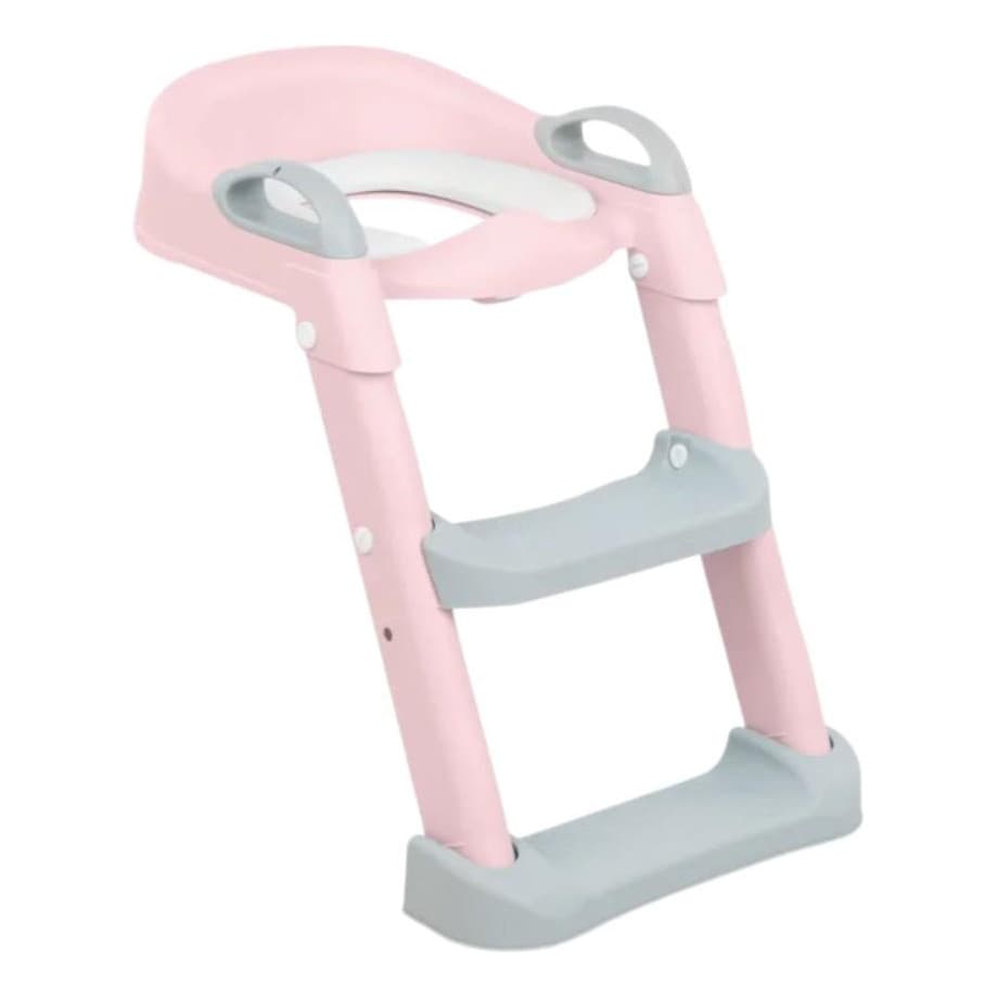 Assento Sanitário Lea com Escada Dobrável Pink KB
