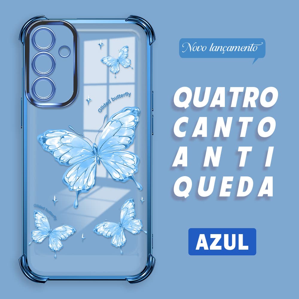 Capinha Para Samsung Galaxy A15 4G 5G Capa de Transparente Anti Choque Celular FS0467