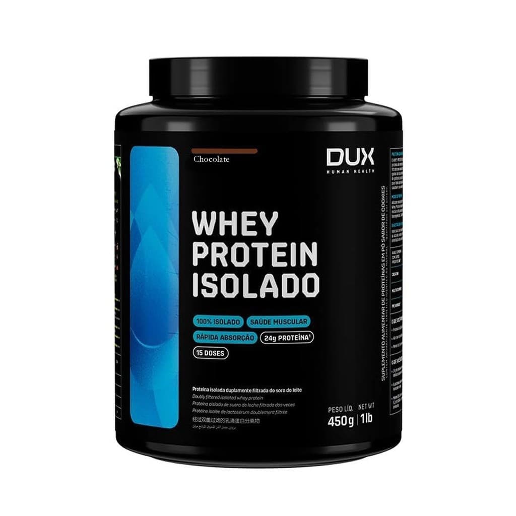 Whey Protein Isolado - 450g Chocolate - Dux Nutrition