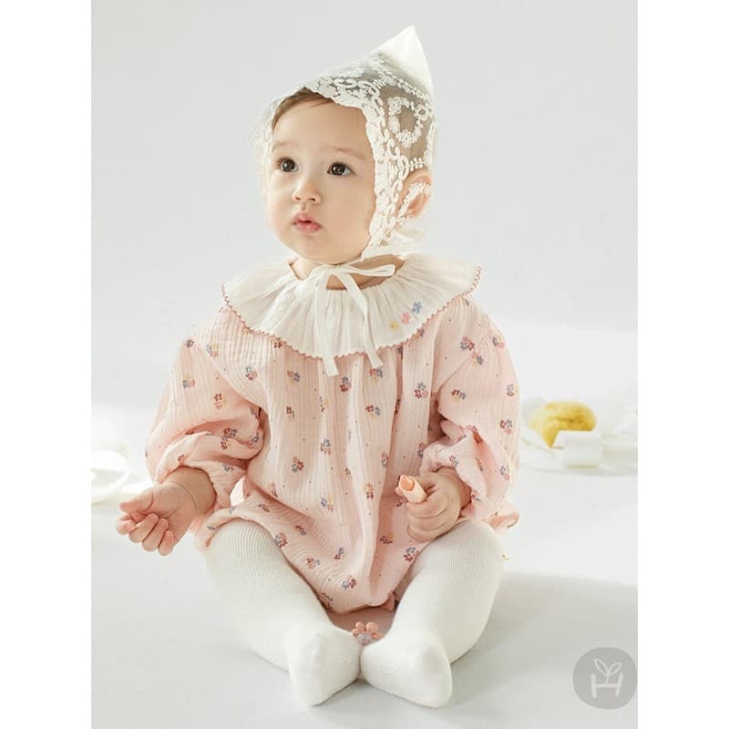 Coreia importada roupas da menina do bebê macacão primavera verão de um ano banquete bebê menina princesa macacão Jumpsu