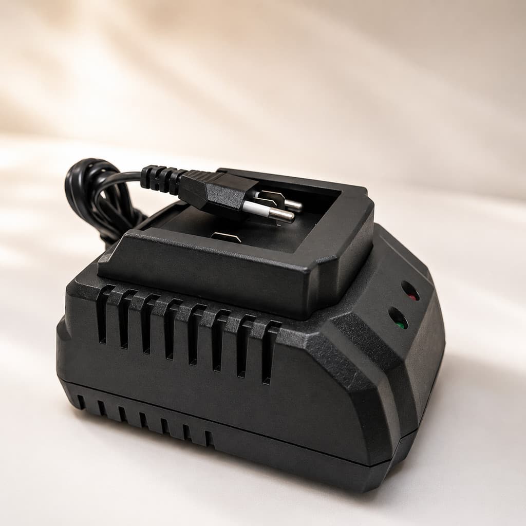 Fonte Carregador Bivolt 21V para Bateria Furadeira Parafusadeira de Lítio